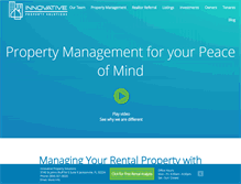 Tablet Screenshot of innovativepropertysolutions.com